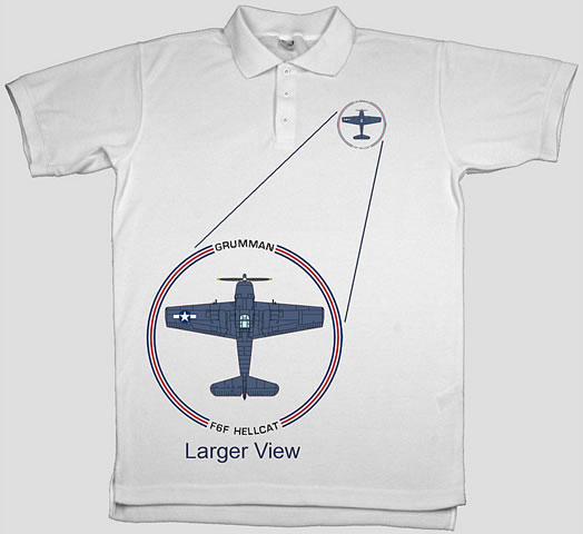 F6F Hellcat Polo Shirt